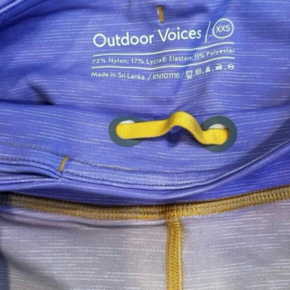 NWT Outdoor Voices Tech Sweat 7/8 Leggings Ombré Size XXS - Picture 8 of 9